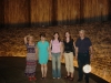 At the Water Wall in Houston with Lev family (July 22, 2004)