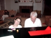 Playing piano with Natasha (September 1, 2007)